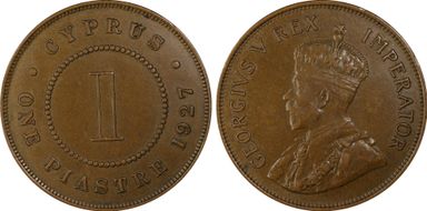 1927 Piastre AU58BN