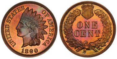 1890 1C PR65+ RB
