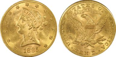 1885-S $10 MS63