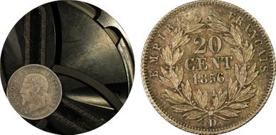 1856-D 20C Gad-305 MS64