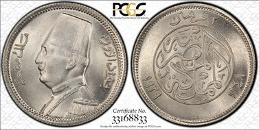 AH1348-1929-BP 2 Pst KM-348 MS66