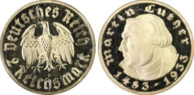 1933-F 2 Mk Luther J-352 PR65DCAM