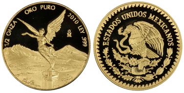 2010-Mo 1/2 oz Libertad Au PR70DCAM