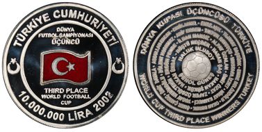2002 10Mil L World Cup 3rd Place PR68DCAM