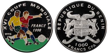 1996 1000 Fr World Cup PR67DCAM