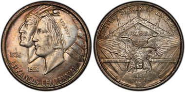 1939 50C Arkansas MS66+