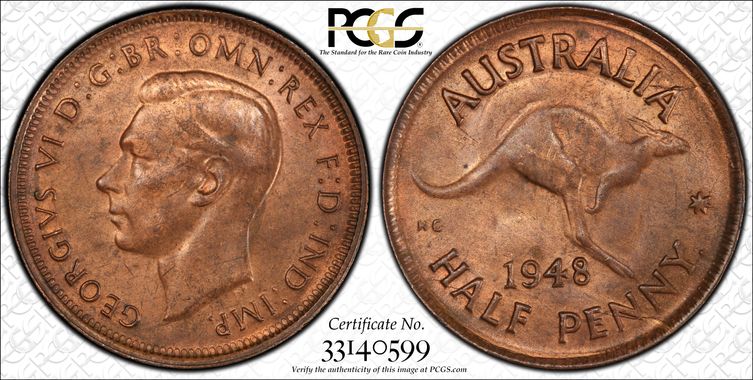 Cert 33140599 - Coin Image