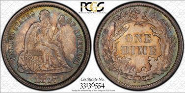 1877-CC 10C MS67