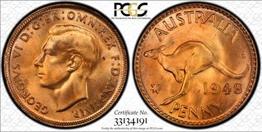 1948 (m) 1D KM-36 MS65RD