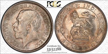 1917 6D S-4014 MS66