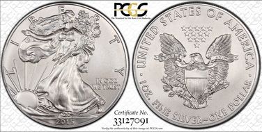 2015 $1 Silver Eagle MS69