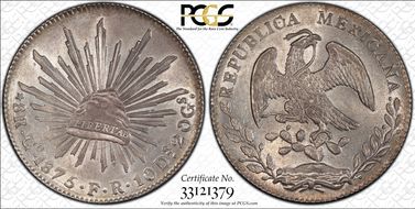 1875-Go FR 8 R Go55 MS63