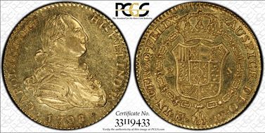 1798-M MF 2 Esc Calico-1290 AU58