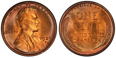 1939-D 1C MS66+ RB