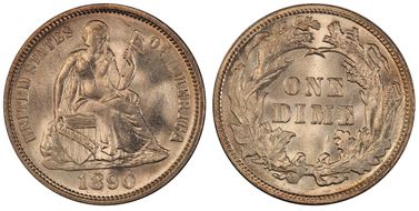 1890 10C MS67