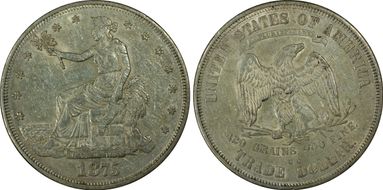 1875-CC T$1 AU50