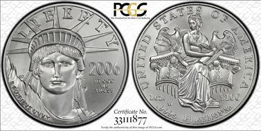 2006-W $100 Burnished St. of Liberty First Strike SP70