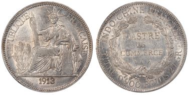 1913-A Piastre Lec-294 AU53
