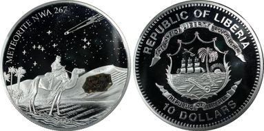 2004 $10 Meteorite NWA 267 PR69DCAM