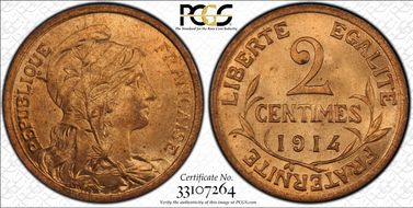 1914 2C Gad-107 F-110 MS65RD