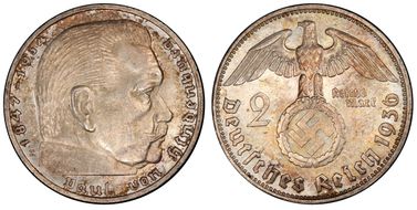 1936-E 2 Mk J-366 MS62