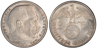 1937-G 2 Mk J-366 MS63