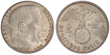 1937-J 2 Mk J-366 MS63