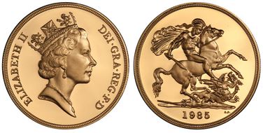1985 £5 S-SE3 St. George PR69DCAM
