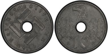 1940-A 10 Pfg Military Issue MS62