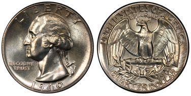 1940 25C PR67