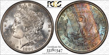 1881-S $1 MS64