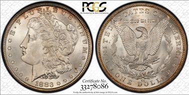 1883-CC $1 MS65+