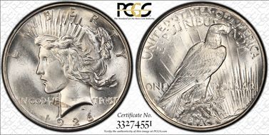 1926-D $1 MS66
