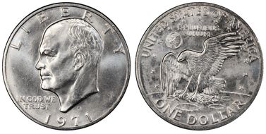 1971-S $1 Silver MS64