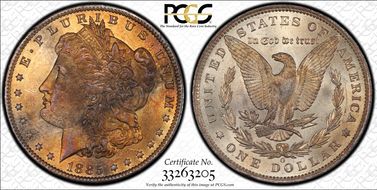 1885-O $1 MS64