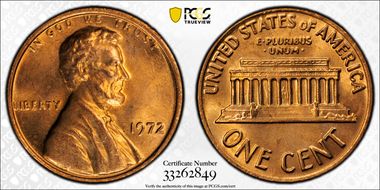 1972 1C DDO FS-106 MS65RD