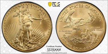 2015-W $50 Burnished Gold Eagle SP70