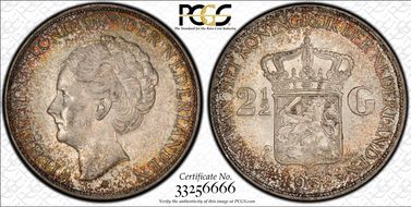 1932 2 1/2 G Normal Hair AU58