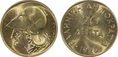 1926 20 Lep KM-67 MS65