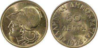 1926-B 50 Lep KM-68 MS64