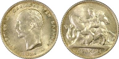 1910(a) Drachma KM-60  Ag MS63