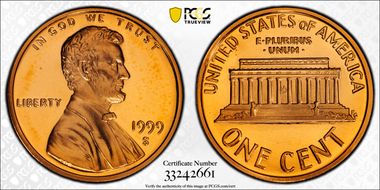 1999-S 1C PR69DCAM