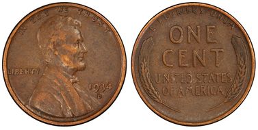 1934-D 1C DDO, FS-101 VF35BN