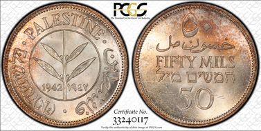 1942 50 Mil MS66