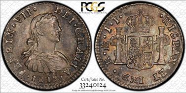 1812-Mo JJ 1/2 R Calico-396 MS62
