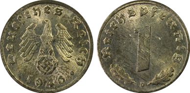 1940-D Pfg J-369 Zinc MS64