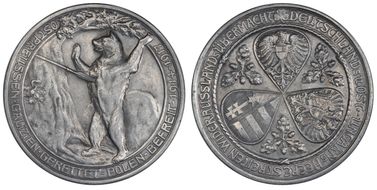 1917 Medal  Zetzmann-3063 Var Tin MS62