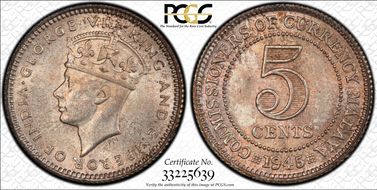 1945-I 5C MS64