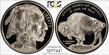 2001-P $1 Buffalo PR69DCAM
