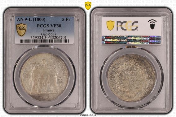 Cert 33206701 - Coin Image